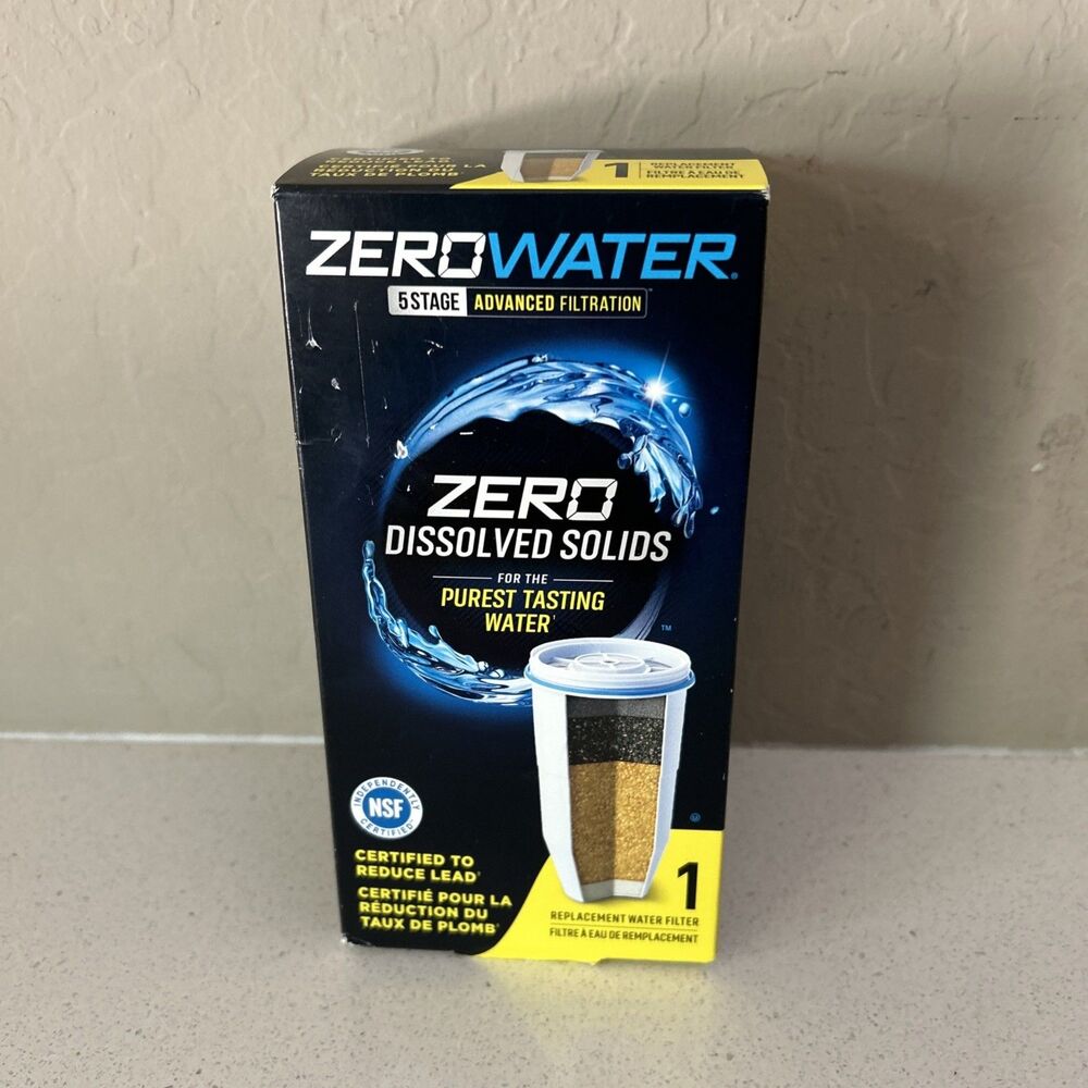 Zero Water 5 Stage Advanced Filtration NSF Certified 1 Pack NEW